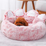 Long Plush Cat Bed